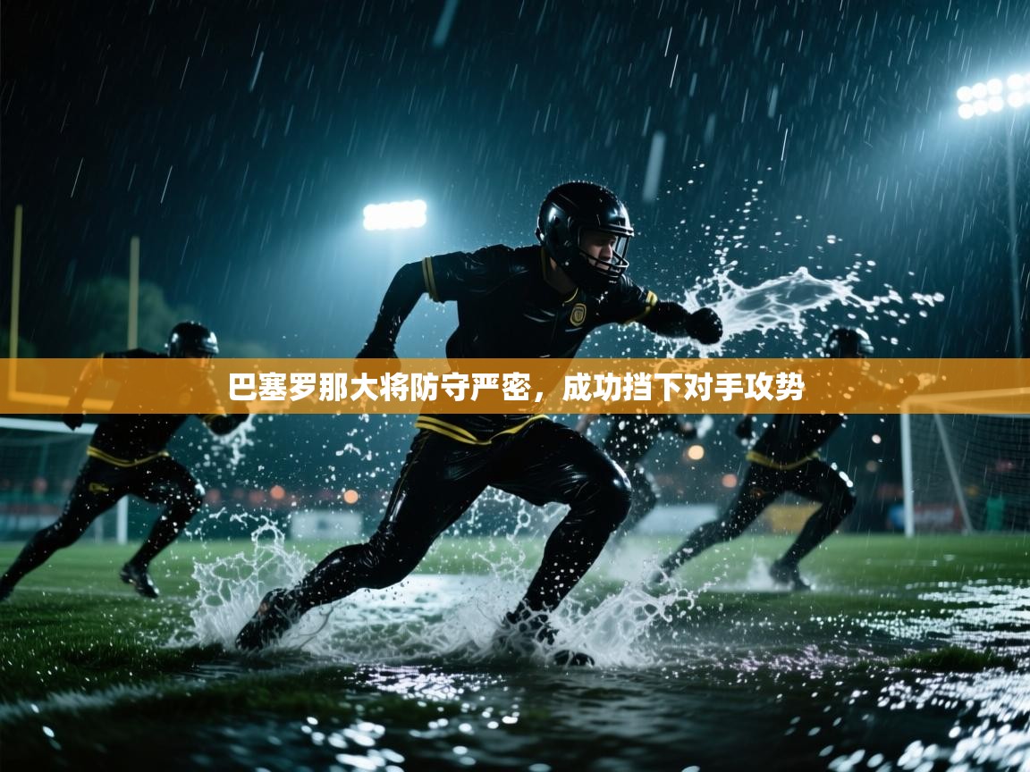 巴塞罗那大将防守严密，成功挡下对手攻势